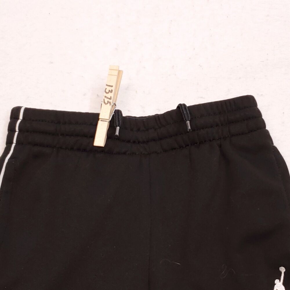 Nike Air Jordan Active Drawstring Running Athletic Pants Youth Boys Size 6 Black